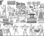 Bread-making in Ancient Egypt. 